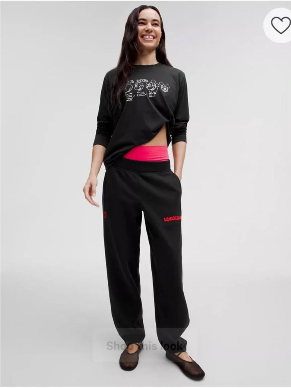 Lululemon x Disney all yours long sleeve - black